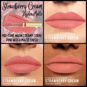 BRAND NEW SEALED! LipSense Limited Edition Strawberry Cream HydraMatte Lip Color